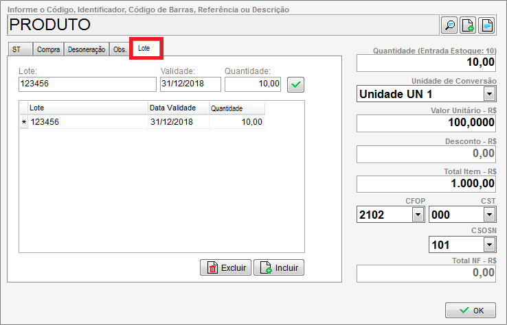 Compufour junho 4th, 2025 O Clipp possui uma ferramenta de controle de lote, sendo possível controlar os lotes com as respectivas quantidades e a data de vencimento.