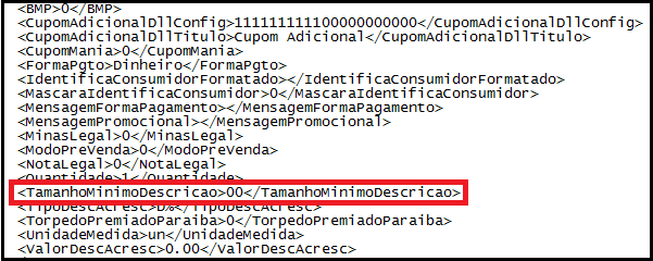 Compufour junho 2nd, 2025 Daruma não imprime nome do item. Quando a descrição do produto é muito grande e aparece só o NCM, para imprimir em uma segunda linha, siga os procedimentos abaixo: 