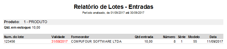 Compufour junho 4th, 2025 O Clipp possui uma ferramenta de controle de lote, sendo possível controlar os lotes com as respectivas quantidades e a data de vencimento.