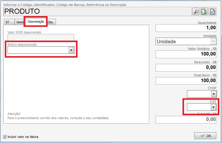 Compufour junho 4th, 2025 A desoneração de ICMS trata-se de um benefício que “abate” o recolhimento do ICMS dispensado através de operações de isenção ou redução na base de cálculo do ICMS, conforme determinação do Estado, portanto, aplica-se apenas a Não Optantes do Simples Nacional.