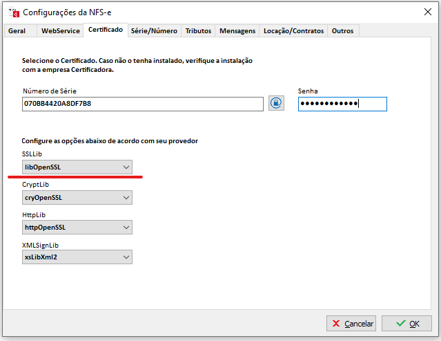 Compufour maio 31st, 2025 Ao emitir uma NFS-e é retornada a mensagem abaixo: