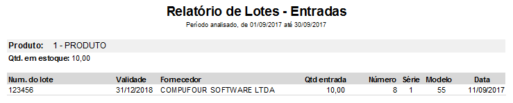 Compufour junho 4th, 2025 O Clipp possui uma ferramenta de controle de lote, sendo possível controlar os lotes com as respectivas quantidades e a data de vencimento.