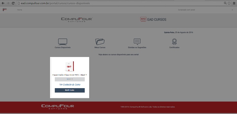 Compufour julho 17th, 2025 Visando o treinamento e o aperfeiçoamento do conhecimento dos nossos clientes, parceiros de negócios e nossa equipe em relação aos nossos produtos, a CompuFour inova mais uma vez e lança a sua própria plataforma EAD (Educação à Distância).