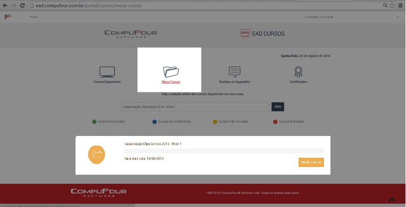 Compufour julho 17th, 2025 Visando o treinamento e o aperfeiçoamento do conhecimento dos nossos clientes, parceiros de negócios e nossa equipe em relação aos nossos produtos, a CompuFour inova mais uma vez e lança a sua própria plataforma EAD (Educação à Distância).