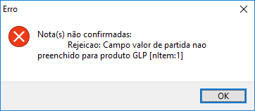 Compufour junho 9th, 2025 Com o novo leiaute da nota 4.0 ao emitir uma NFe e informado um produto com o código ANP: 210203001 e não foi informado o Valor da Partida, poderá apresentar a mensagem:
