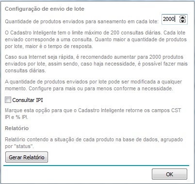 Compufour junho 3rd, 2025 Um dos recursos disponíveis no Cadastro Inteligente é o saneamento da base de dados, onde o sistema irá verificar todo estoque e cadastrar automaticamente as tributações corretas com base no banco de dados do grupo IMendes.