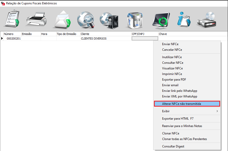 Compufour junho 7th, 2025 Ao tentar emitir uma NFC-e é apresentada a seguinte mensagem: