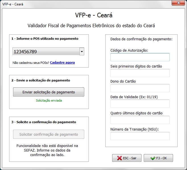 Compufour junho 2nd, 2025 Neste tópico será apresentado como efetuar uma venda utilizando a forma de pagamento Cartão.