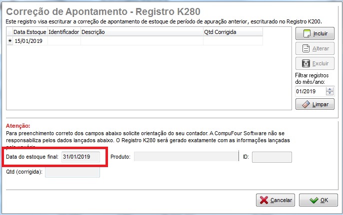 Compufour junho 3rd, 2025 “III - 1º de janeiro de 2019, restrita à informação dos saldos de estoques escriturados nos Registros K200 e K280, para os demais estabelecimentos industriais classificados nas divisões 10 a 32; os estabelecimentos atacadistas classificados nos grupos 462 a 469 da CNAE e os estabelecimentos equiparados a industrial, com escrituração completa conforme escalonamento a ser definido.”