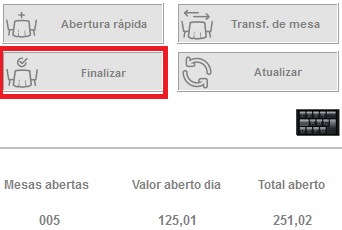 Compufour junho 4th, 2025 Após efetuar o lançamento das mesas e comandas, é necessário efetuar a finalização, ou seja, importar para Documento Fiscal. Essa versão do sistema não permite que sejam importados mesas, pedidos e comandas para ECF, apenas para Venda Gerencial e NFC-e.