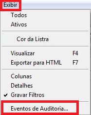 Compufour junho 9th, 2025 Os eventos de auditoria tem como finalidade demonstrar de forma clara cada alteração que o sistema sofreu por parte dos usuários; essa seção é acessada exclusivamente pelo Supervisor para poder ter um controle do que os demais usuários manipularam no sistema, irá apresentar em que horário ocorreu a alteração/situação, podendo ser filtrada por um intervalo de datas e exportada facilmente para HTML.
