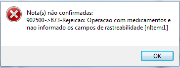 Compufour junho 4th, 2025 Ao efetuar uma NFe, é apresentada a seguinte mensagem: