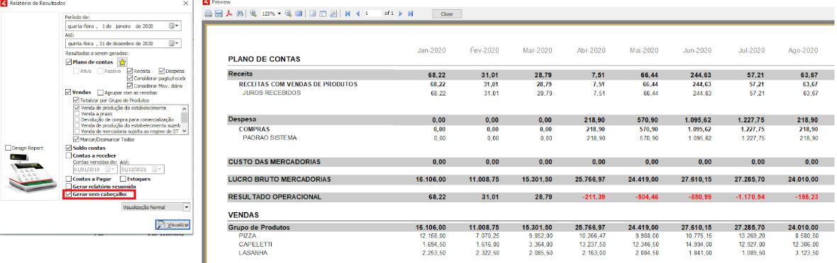 Compufour junho 4th, 2025 Este relatório é propriamente para visualizar os resultados (em valores) atingidos pela empresa durante o período informado.