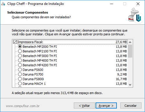 Compufour junho 1st, 2025 Antes de realizar a instalação do Clipp Cheff, devem ser atendidos alguns requisitos, são eles: