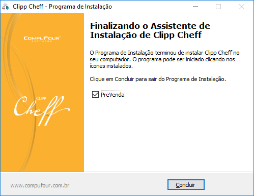 Compufour junho 1st, 2025 Antes de realizar a instalação do Clipp Cheff, devem ser atendidos alguns requisitos, são eles: