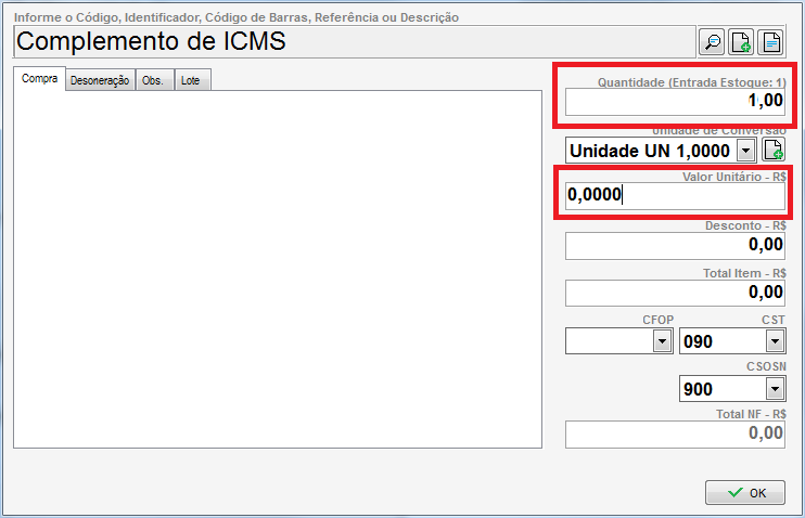 Compufour junho 4th, 2025 Existe a possibilidade de emitir nota fiscal eletrônica de entrada de complemento de ICMS, IPI, ICMS ST e de valores, para realizar a emissão efetue os procedimentos abaixo: