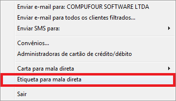 Compufour junho 1st, 2025 O correto preenchimento dos campos no cadastro de clientes é de suma importância para posteriormente possuirmos relatórios precisos para a tomada de decisão, pós-venda, entre outros meios de utilização e avaliação do cenário atual da sua empresa.