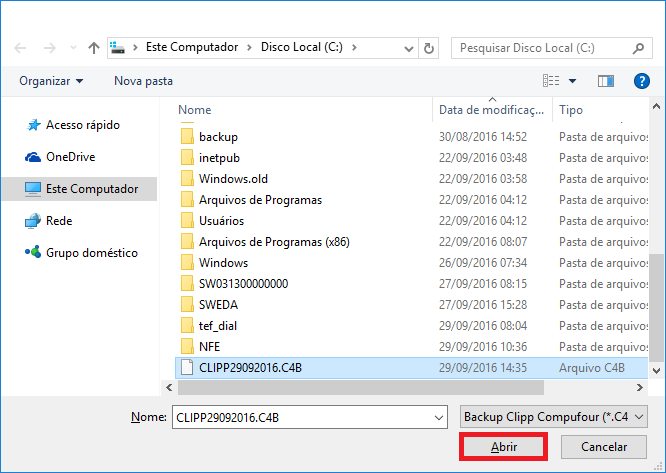 Compufour julho 17th, 2025 O ClippStore possui uma ferramenta para realizar o backup (cópia de segurança) dos dados. No arquivo de backup que é gerado estão todos os arquivos referentes ao banco de dados e configurações do sistema. Atualmente o backup pode ser realizado em dois locais diferentes. 