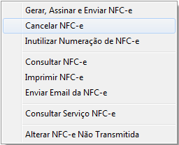 Compufour julho 17th, 2025 Neste tópico será apresentado como efetuar o cancelamento de uma NFC-e. 