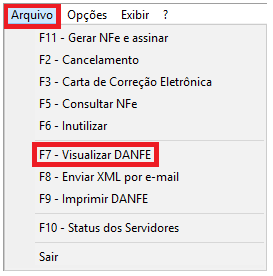 Compufour junho 4th, 2025 Para imprimir o DANFe é necessário que a nota já esteja autorizada. Caso já possua a nota autorizada, efetue os procedimentos abaixo:
