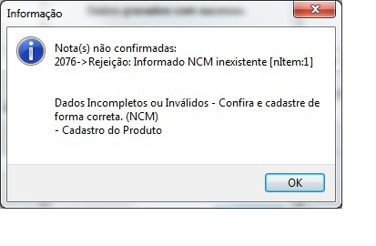 Compufour junho 9th, 2025 Ao autorizar sua NFe, é possível que apresente a seguinte mensagem 