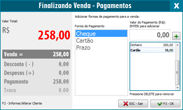 Compufour junho 2nd, 2025 Neste tópico será apresentado como efetuar uma venda utilizando a forma de pagamento Cartão.