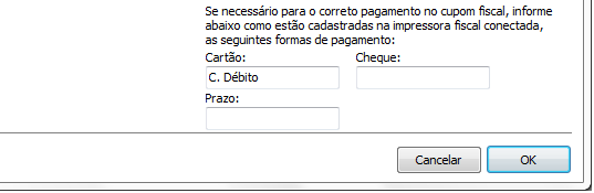 Compufour junho 9th, 2025 Ocorre quando alguma forma de pagamento não está cadastrada em sua impressora fiscal.