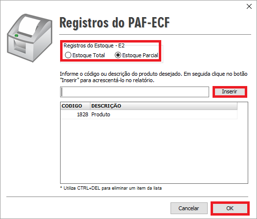 Compufour junho 1st, 2025 Para gerar o Movimento por ECF, primeiramente abra seu Emissor de Cupom Fiscal e acesse o menu F10 Supervisão > Registros do PAF-ECF - Retroativos: