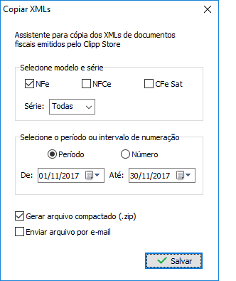 Compufour junho 8th, 2025 Para algumas empresas é comum a contabilidade solicitar todos os arquivos XML das notas do mês, esta ferramenta permite copiar estes arquivos XML das suas notas fiscais eletrônicas emitidas.