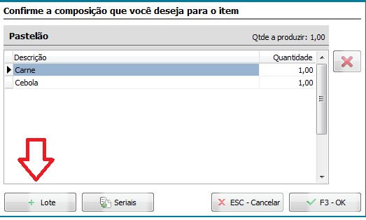 Compufour junho 4th, 2025 O sistema permite realizar a composição automática, ou seja, ao vender um item composto com quantidade maior que a disponível em estoque, o sistema irá realizar a composição automática do mesmo.
