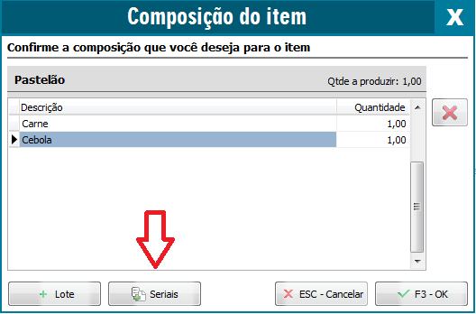 Compufour junho 4th, 2025 O sistema permite realizar a composição automática, ou seja, ao vender um item composto com quantidade maior que a disponível em estoque, o sistema irá realizar a composição automática do mesmo.