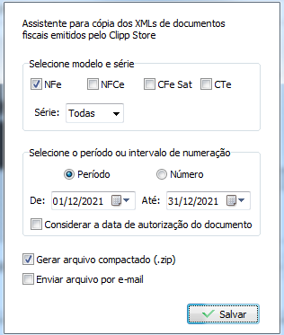 Compufour junho 7th, 2025 Geração do arquivo Sintegra