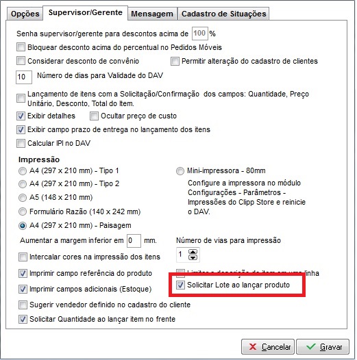 Compufour junho 4th, 2025 O Clipp possui uma ferramenta de controle de lote, sendo possível controlar os lotes com as respectivas quantidades e a data de vencimento.