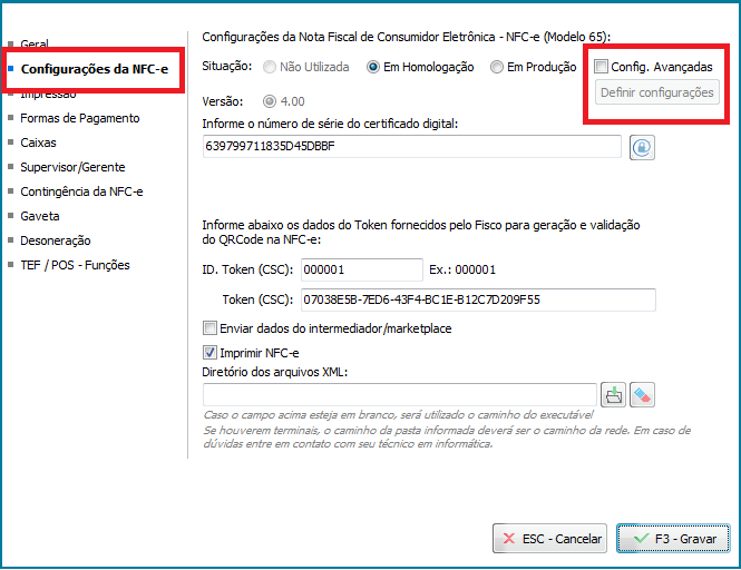 Compufour junho 7th, 2025 Ao transmitir uma NFe ou NFCe ocorre a seguinte mensagem: