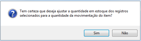 Compufour junho 4th, 2025 A ferramenta de checagem de movimento irá conferir e listar os itens do seu estoque que, estejam com quantidade de movimentação diferente da quantidade atual, possibilitando o ajuste em massa.