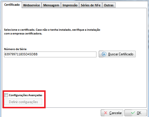 Compufour junho 7th, 2025 Ao transmitir uma NFe ou NFCe ocorre a seguinte mensagem: