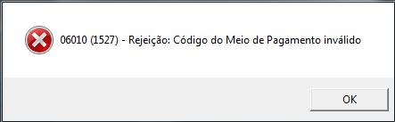 Compufour junho 7th, 2025 Ao tentar transmitir um cupom no SAT ou MFe com a forma de pagamento PIX, é retornada a seguinte mensagem:
