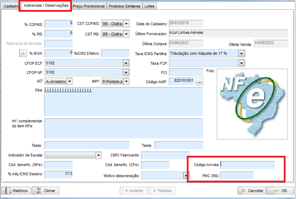 Compufour junho 6th, 2025 Ao transmitir uma NF-e de medicamento ou similares ocorre a seguinte mensagem:
