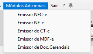 Compufour junho 7th, 2025 Nesse artigo iremos demonstrar como acessar outros módulos do sistema como o Emissor de NFC-e, Gerenciador de NF-e, Emissor de CT-e entre outros que iremos demonstrar a seguir