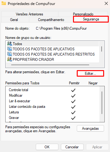 Compufour maio 31st, 2025 Além de todas as configurações de rede necessárias para que os computadores possam interligar as informações, existe um processo de extrema importância a ser realizado no computador Principal/Servidor do sistema. Tal procedimento possibilita que o computador Terminal/Estação tenha acesso completo para Leitura e Gravação nos dados do programa no Servidor.