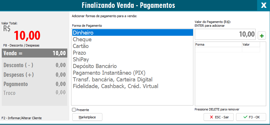 Compufour junho 4th, 2025 O comprovante de presente é uma impressão feita no sistema sendo utilizado como forma de uma Vale-Presente, podendo o mesmo ser impresso tanto por uma venda na Nota Fiscal do Consumidor Eletrônico (NFC-e), quanto para cupons emitidos no Venda Gerencial.