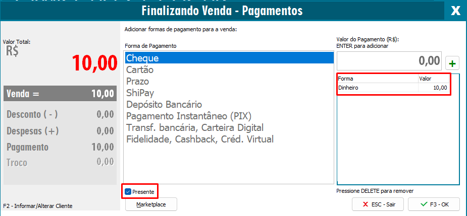 Compufour junho 4th, 2025 O comprovante de presente é uma impressão feita no sistema sendo utilizado como forma de uma Vale-Presente, podendo o mesmo ser impresso tanto por uma venda na Nota Fiscal do Consumidor Eletrônico (NFC-e), quanto para cupons emitidos no Venda Gerencial.