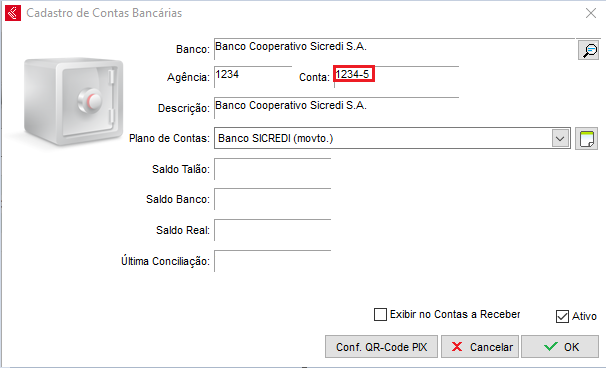 Compufour junho 1st, 2025 Configuração de Boleto de Cobrança - SICREDI