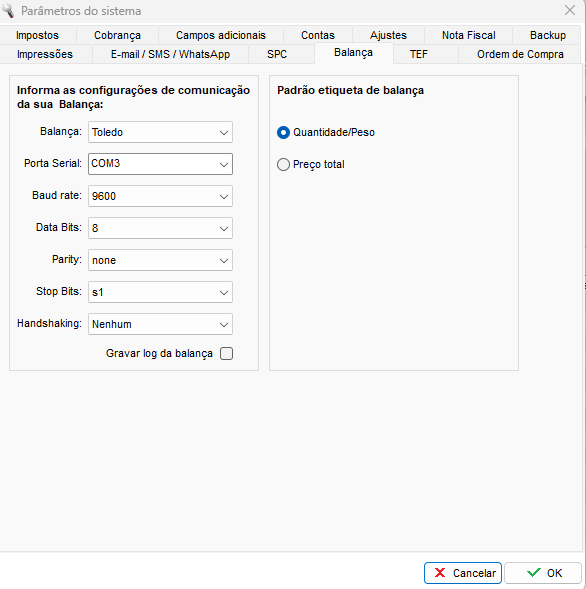 Compufour junho 2nd, 2025 A utilização da balança de checkout fica disponível nos módulos de ECF, NFC-e/SAT e no Clipp Cheff, para verificar como ativar a balança e como configurar a mesma, clique em uma das opções abaixo conforme sua necessidade: