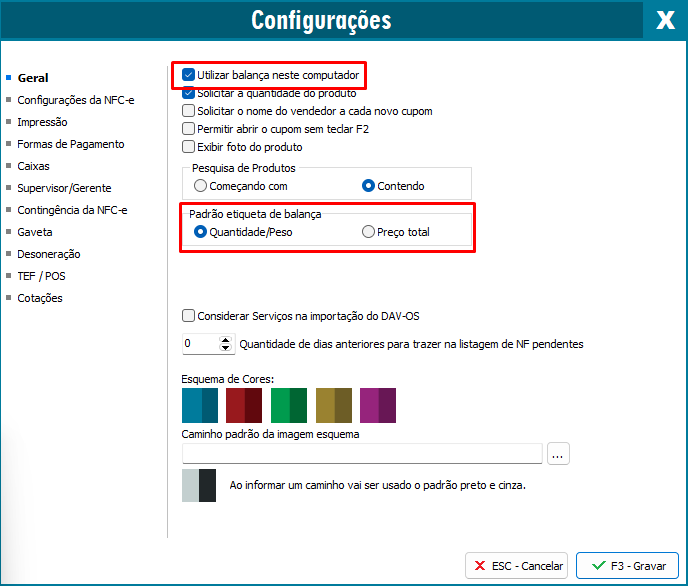 Compufour junho 2nd, 2025 A utilização da balança de checkout fica disponível nos módulos de ECF, NFC-e/SAT e no Clipp Cheff, para verificar como ativar a balança e como configurar a mesma, clique em uma das opções abaixo conforme sua necessidade: