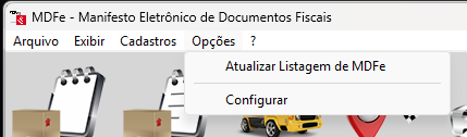 Compufour junho 3rd, 2025 Emissão do MDF-e em Contingência (offline), para ativar a contingência acesse o caminho abaixo: