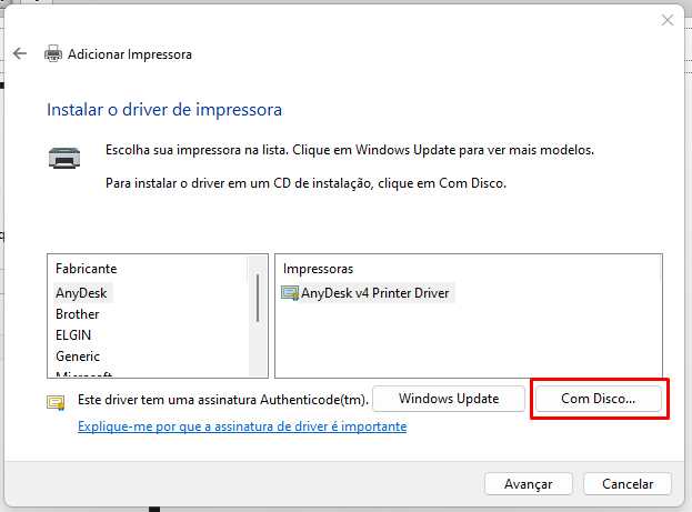 Compufour junho 7th, 2025 Comunicando o sistema com a impressora 58MM POS