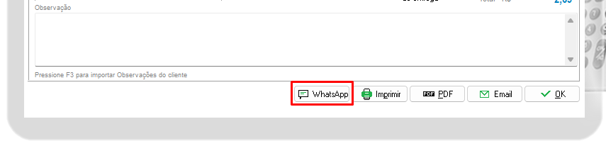 Compufour junho 6th, 2025 No sistema ClippPro, é possível fazer o envio da NFC-e e da NF-e no momento da transmissão da nota, através de um link gerado na nuvem, sem a necessidade de utilizar o WhatsApp Web ou WhatsApp Desktop.