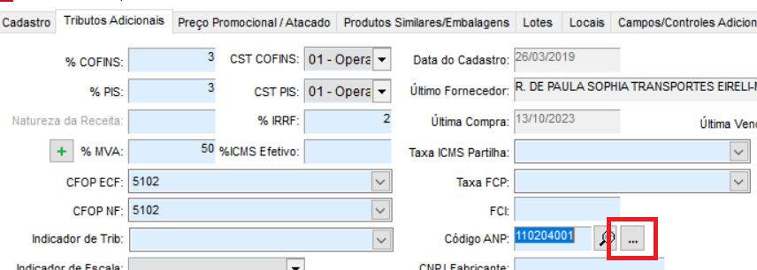 Compufour maio 31st, 2025 Rejeição 960: Obrigatório o preenchimento de Grupo de Tributação do ICMS monofásica sobre combustíveis.