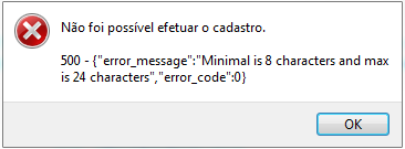 Compufour junho 6th, 2025 Ao tentar efetuar o cadastro no MinhasNotas ocorre a seguinte mensagem: